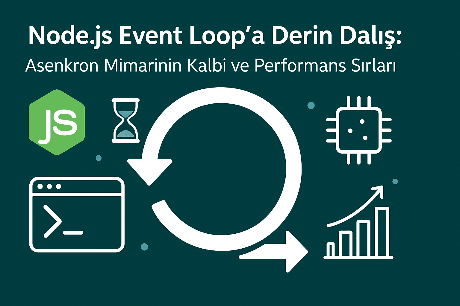 Node.js Event Loop'a Derin Dalış: Asenkron Mimarinin Kalbi ve Performans Sırları
